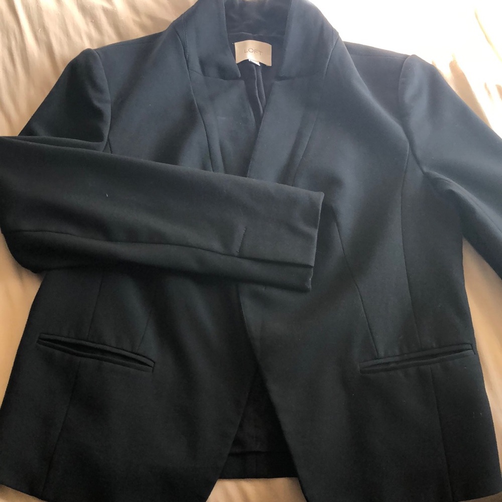 LOFT black blazer sz 14